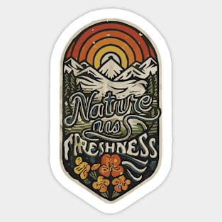 Natural beauty Sticker